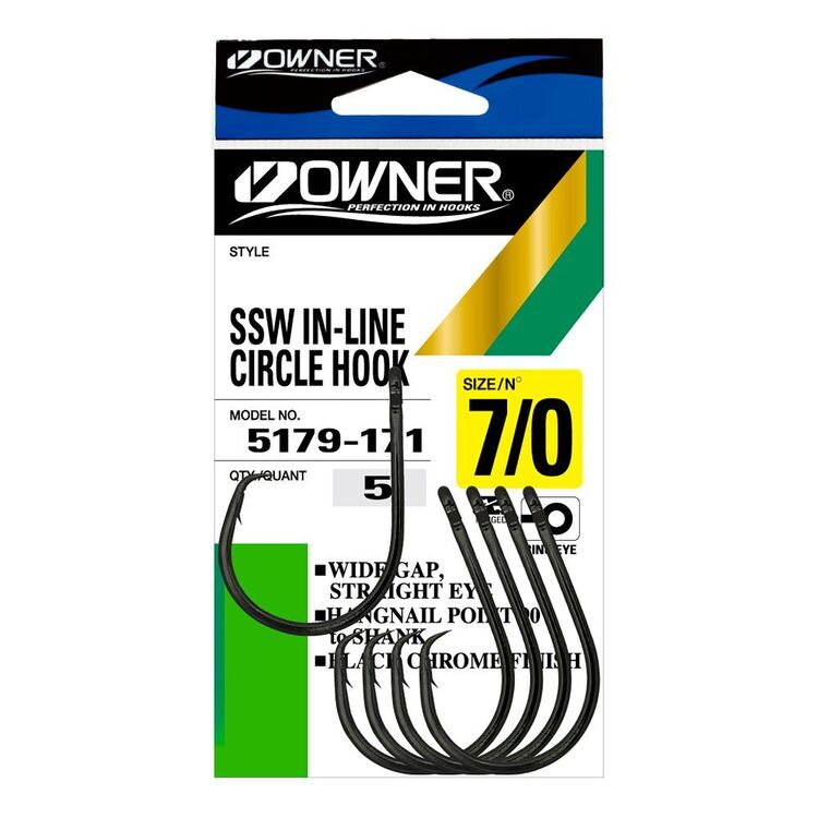 Owner SSW In Line Circle Hook Pack