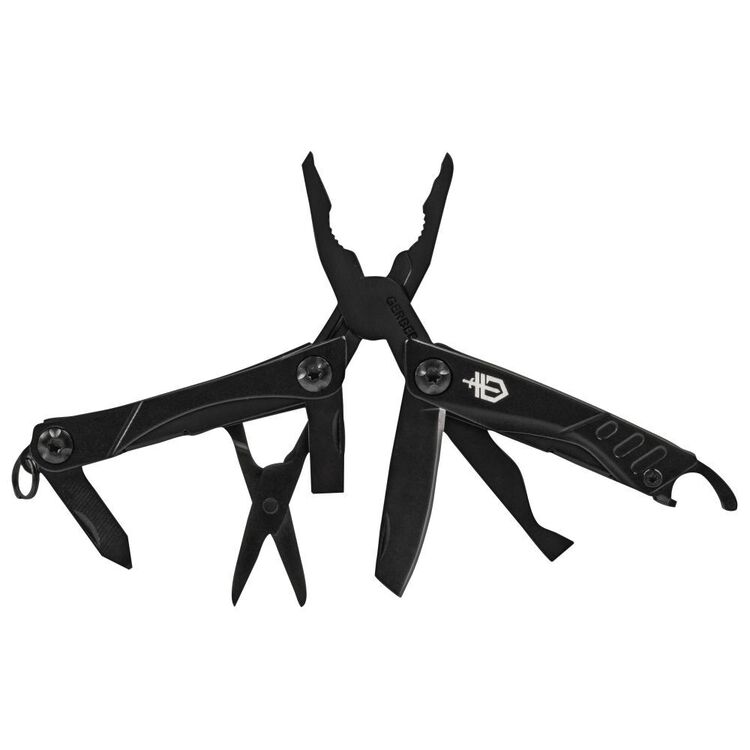 Gerber Pledge Clip Folding Knife + Dime Multitool Gift Set Black
