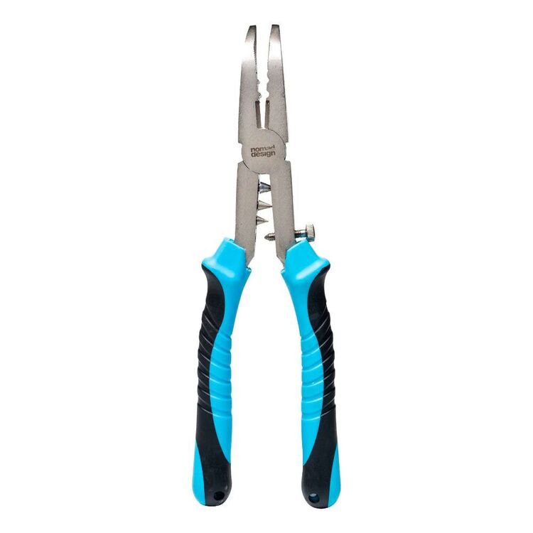 Nomad Big Game Bent Nose 10'' Plier Silver 10 in