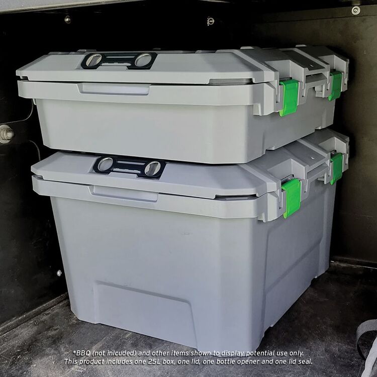TRED 50-40 Shallow Storage Box 25L Grey 25 L