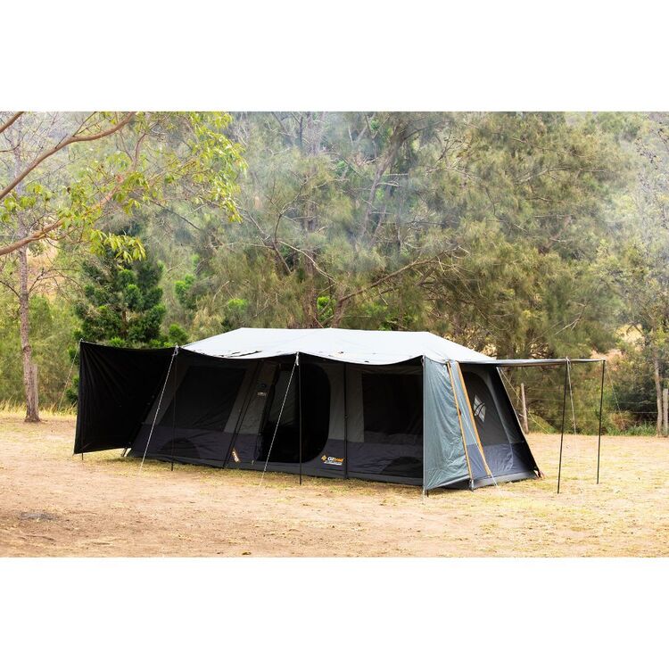 Oztrail 10 Person Fast Frame Blockout Tent Grey