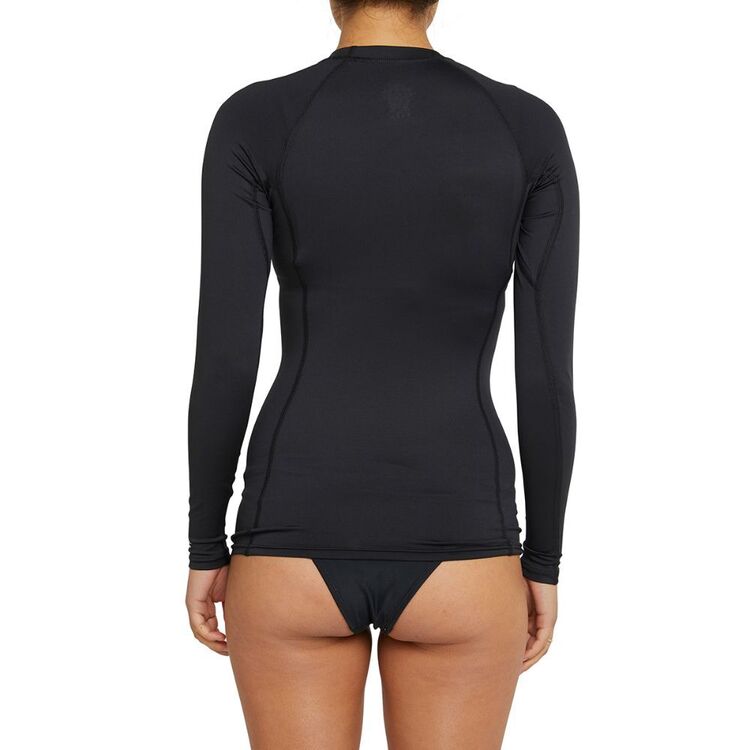 O'Neill Girls Basic 2 Long Sleeve Rash Vest Black
