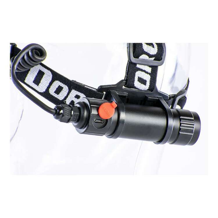 Dorcy 1000 Lumen Rechargeable Focus Headlamp Black 1000 Lumens