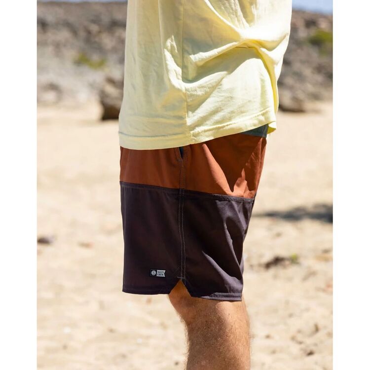 Salty Crew Mens Beacons Elastic Boardshort Slate