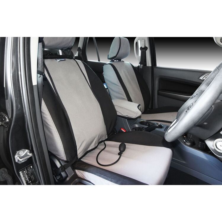 MSA 4X4 Canvas Air Lumbar Support Black & Grey