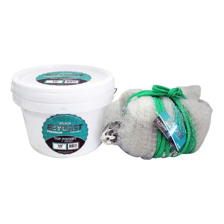 Wilson EzyCast Top Pocket 10' x 1" Cast Net