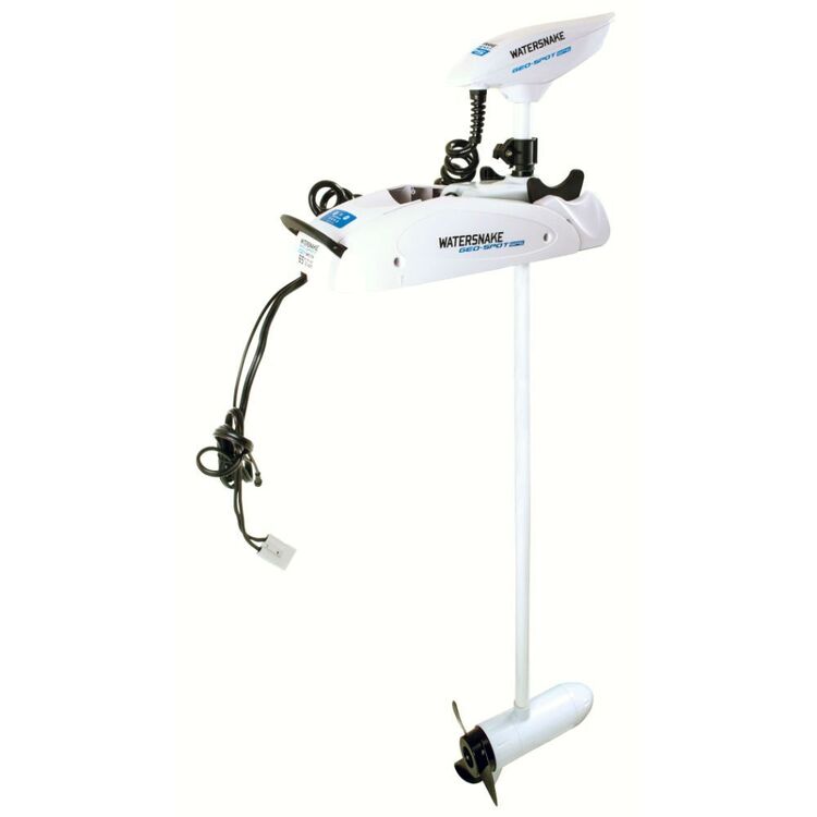 Watersnake Geo-Spot GPS 54IN Bow Mount Electric Motor White 65 lb