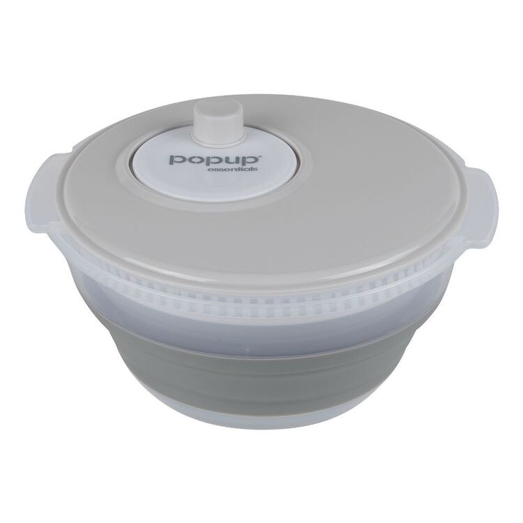 Pop Up Essentials Salad Spinner White