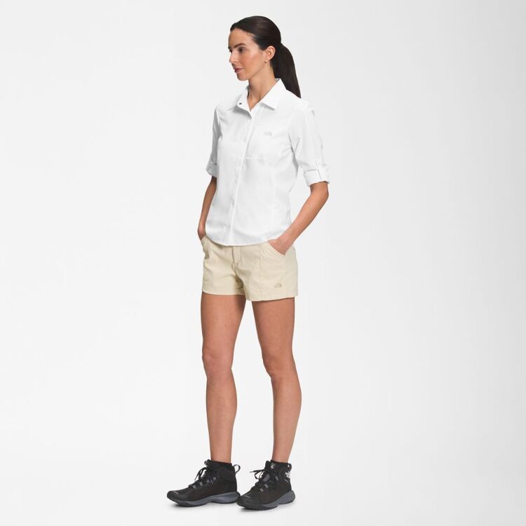 The North Face Women's First Trail UPF Long Sleeve Shirt TNF White