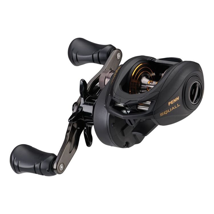 Penn Squall 200 Low Profile Baitcaster Reel Black