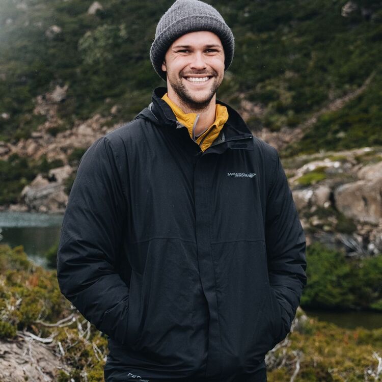 Mountain Designs Men's Nelson Rain Jacket Black