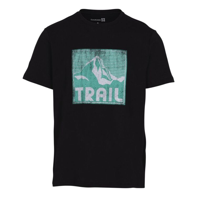 Gondwana Men's Trail Tee Black