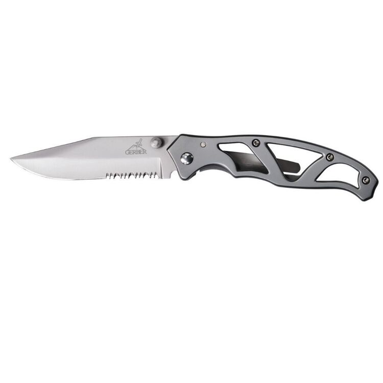 Gerber Paraframe II Folding Knife Silver