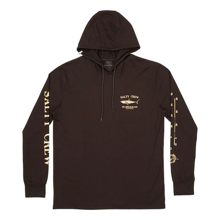 Salty Crew Men's Bruce Hooded Tech Tee Black
