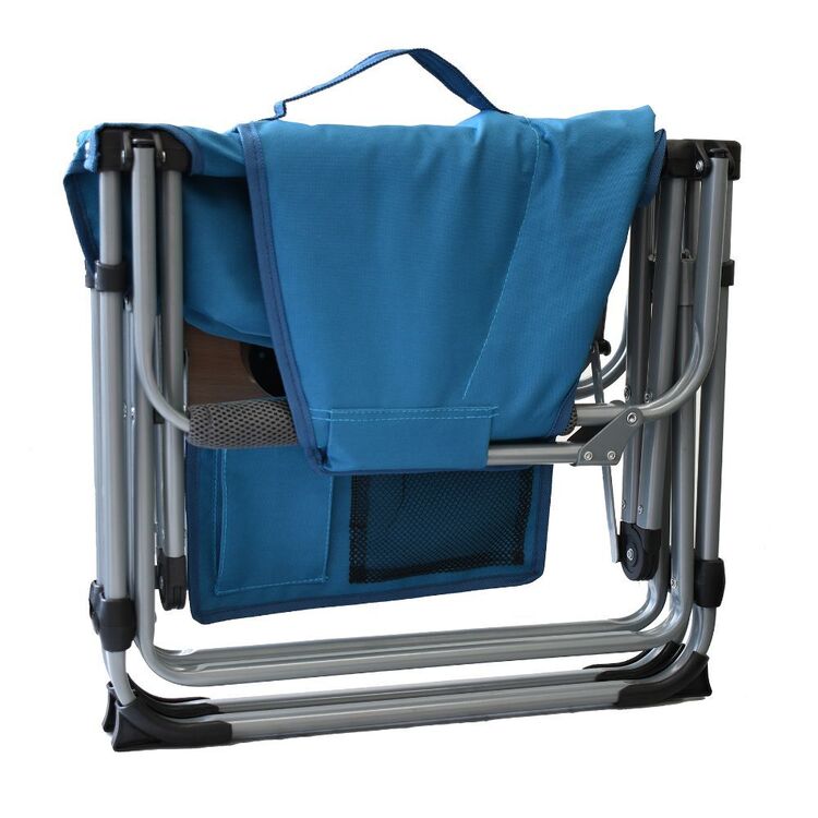 BlackWolf Compact Directors Chair Blue