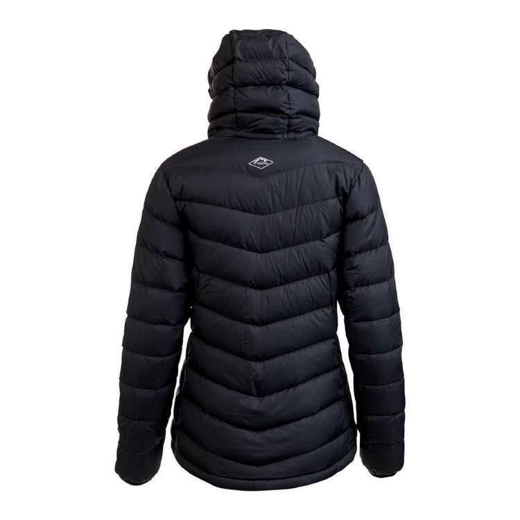 Mountain Designs Women's Peak 700 Down Jacket Black & Yellow