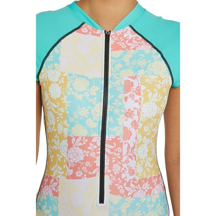 O'Neill Women's Laney Short Sleeve Surfsuit Aqua