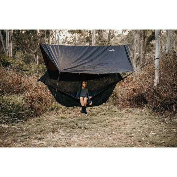 Nakie Recycled Bug Net Black