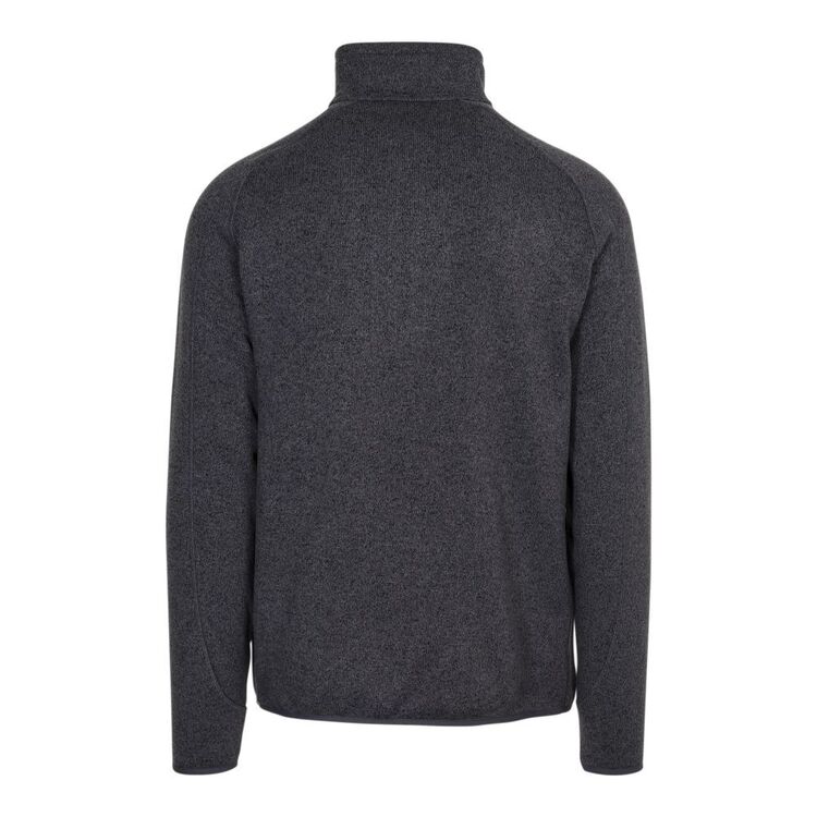 Gondwana Men's Quarter Zip Knit Fleece Top Dark Navy
