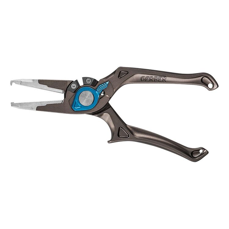 Gerber Salt RX Magniplier 7.5" Split Ring Pliers Blue 7.5 in