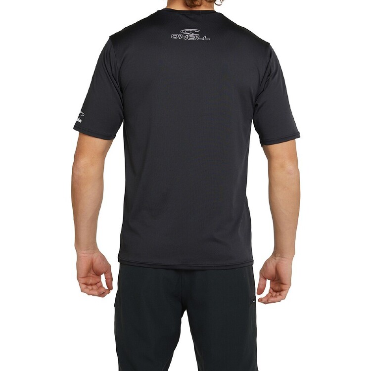 O'Neill Men's Basic Short Sleeve Sun Shirt Black