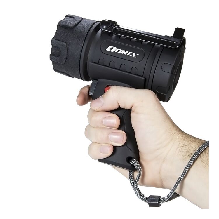 Dorcy 1450 Lumen Rechargable Spotlight with Powerbank Black 1450 Lumens