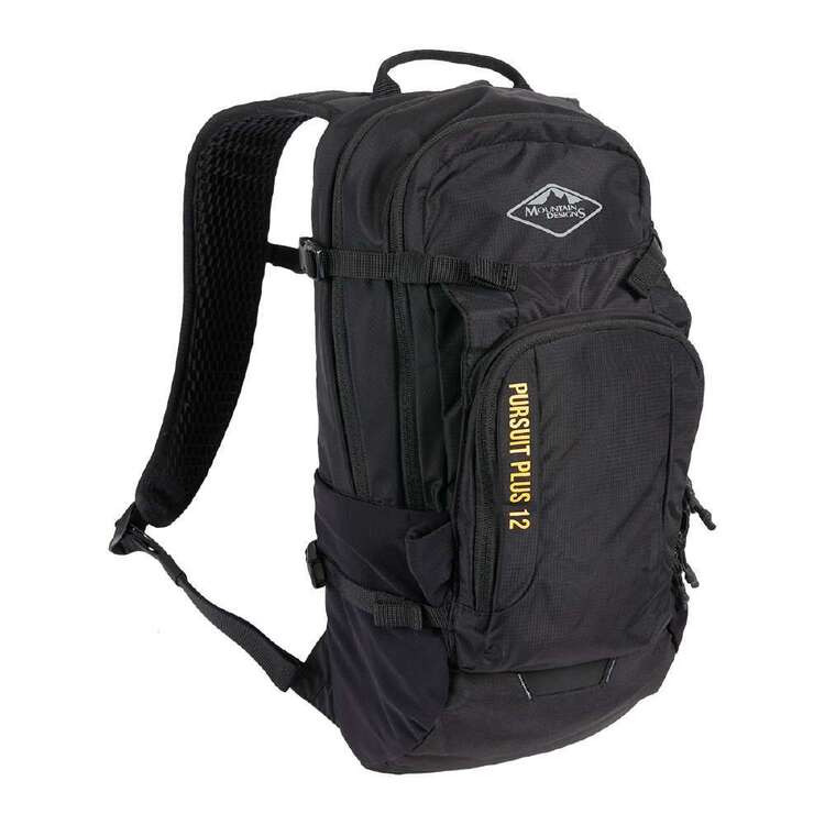 Mountain Designs Pursuit Plus 12 Hydro Pack Black 12 L