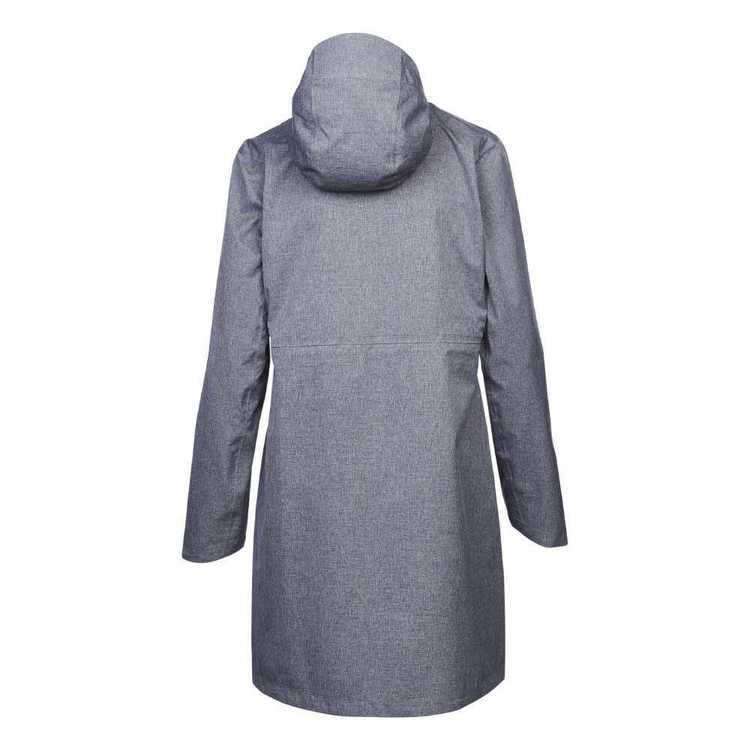 Cape Women's Baylee Long Rain Jacket Charcoal Melange
