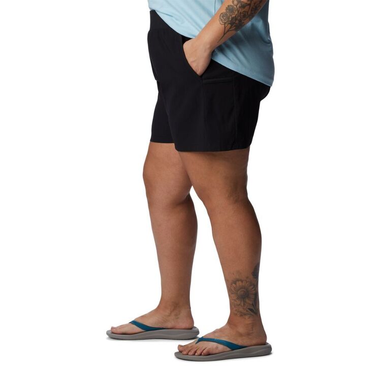 Columbia Women's Plus Size Leslie Falls Shorts Black
