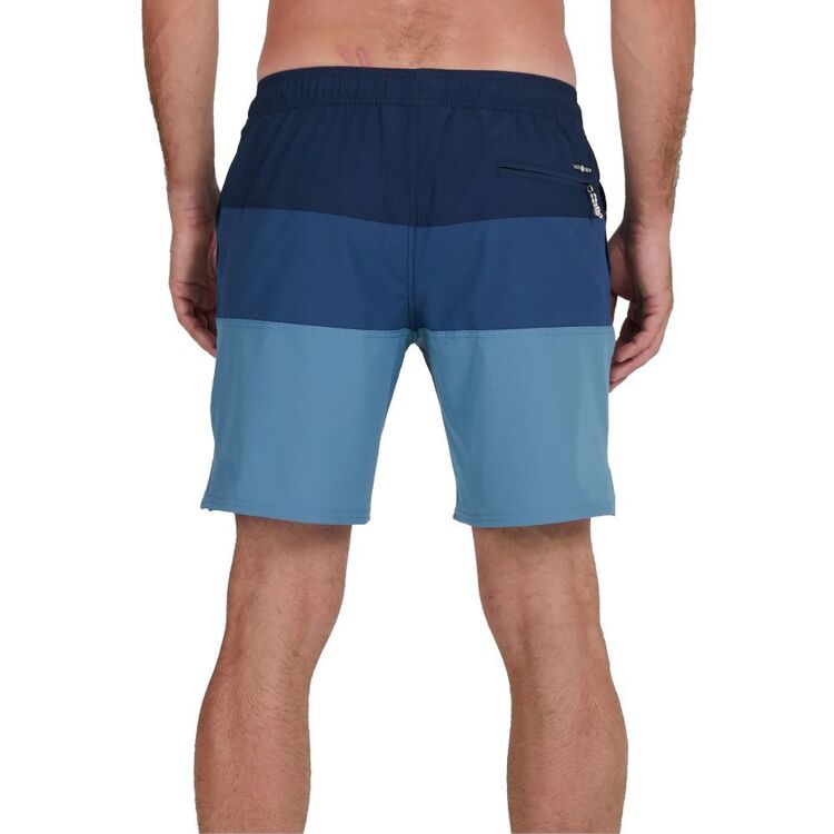 Salty Crew Men's Beacons 2 Elastic Board Shorts Blue