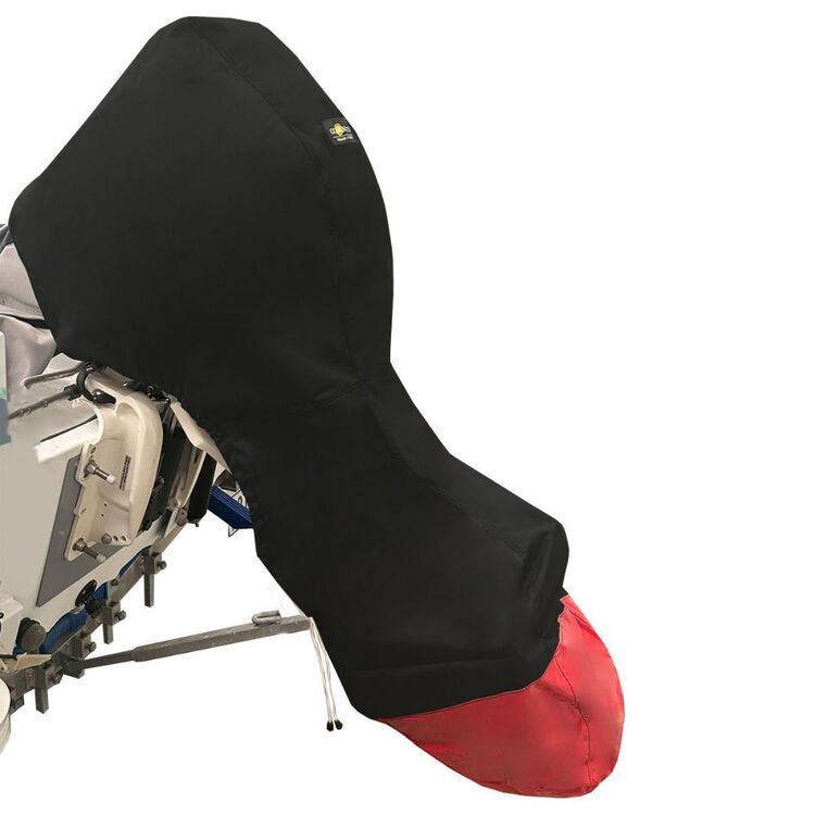 Full Outboard Cover Black & Red