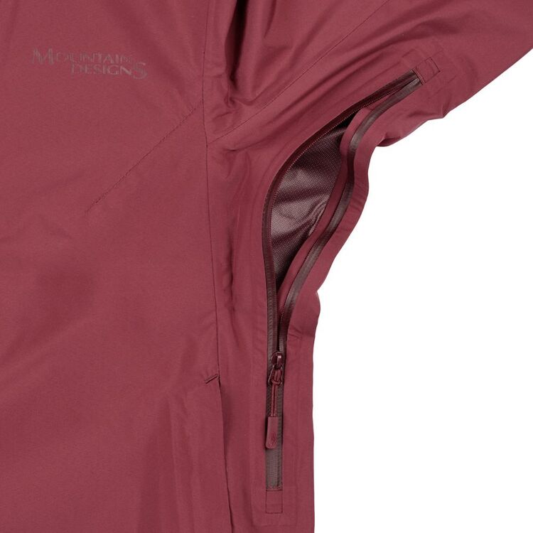 Mountain Designs Women's Stratus Rain Jacket Rhododendron