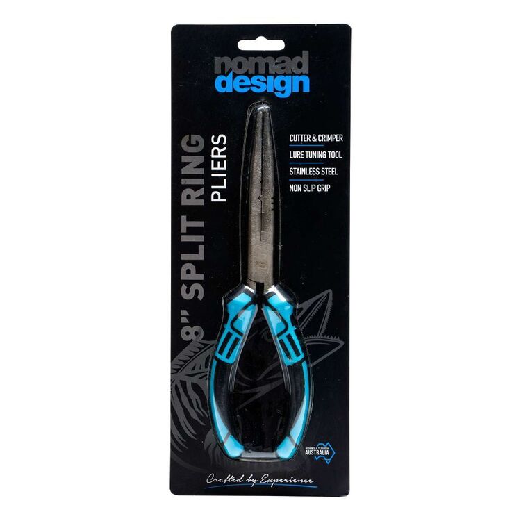Nomad Straight Nose 8'' Plier Silver 8 in