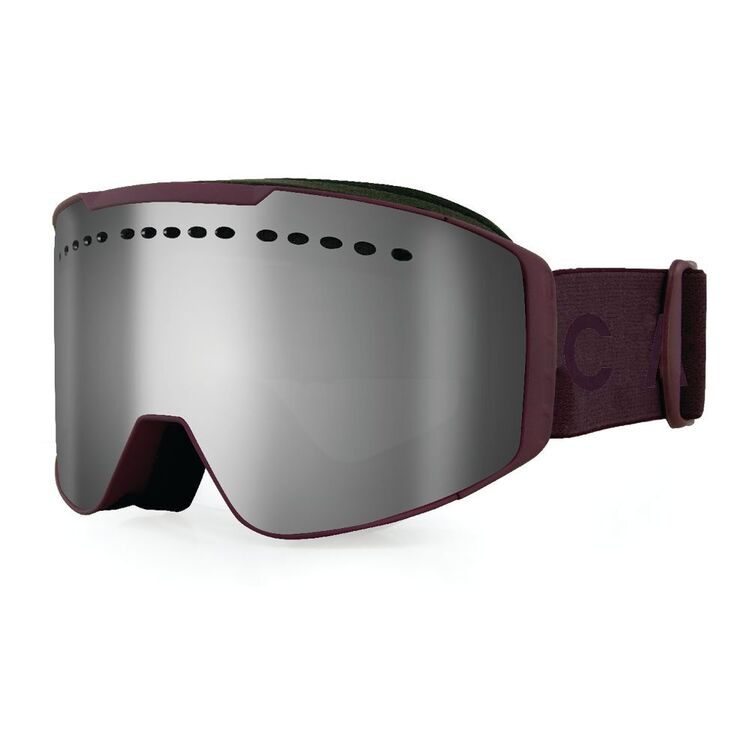 Carve Men's White Out Snow Goggles Plum One Size Fits Most
