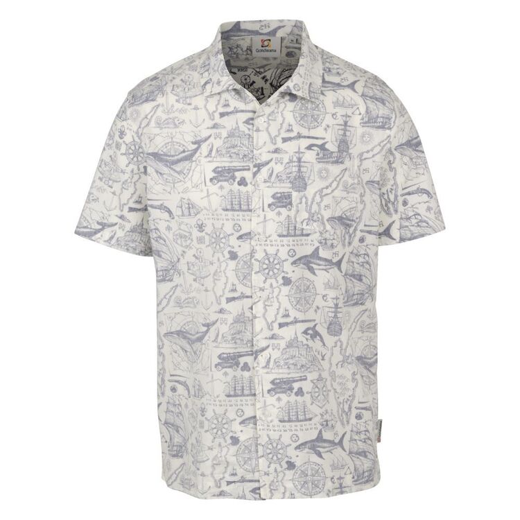 Gondwana Men's Nautical Shirt Ivory