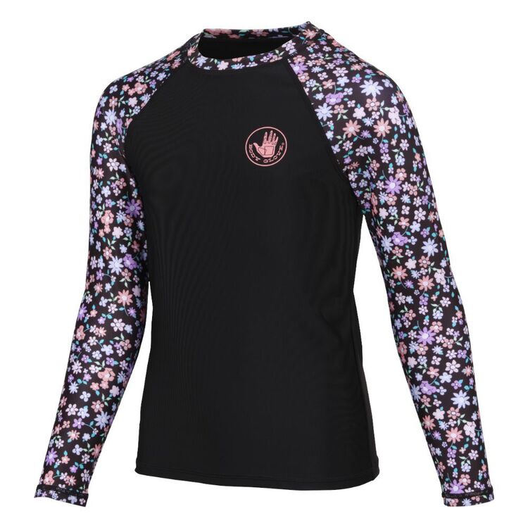 Body Glove Youth Girls Floral Long Sleve Rash Vest Floral