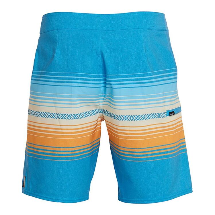 O'Neill Men's Heat Stripe 19" Board Shorts Mediterranean