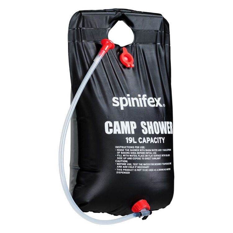 Spinifex 19L Solar Powered Shower Black