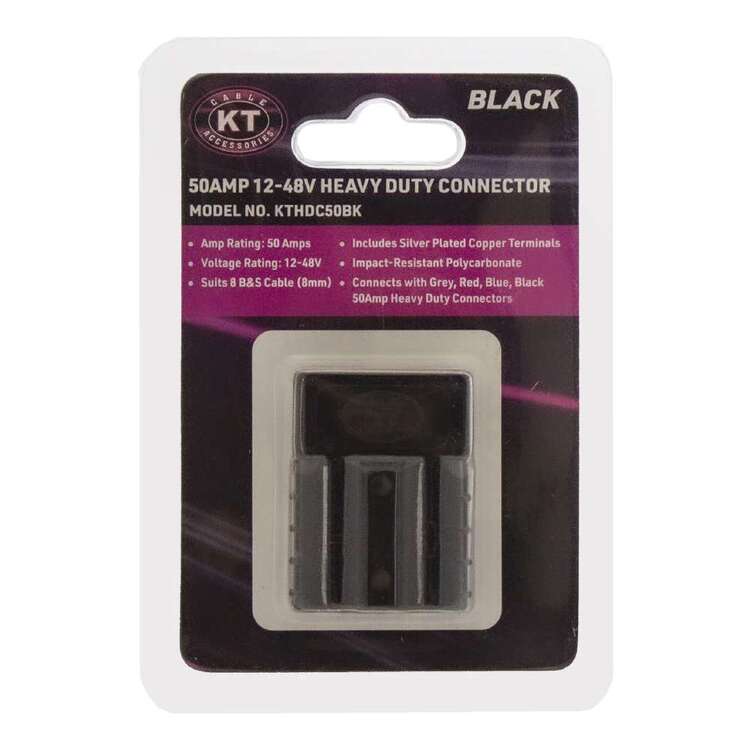 KT Connector 50 Amp Black