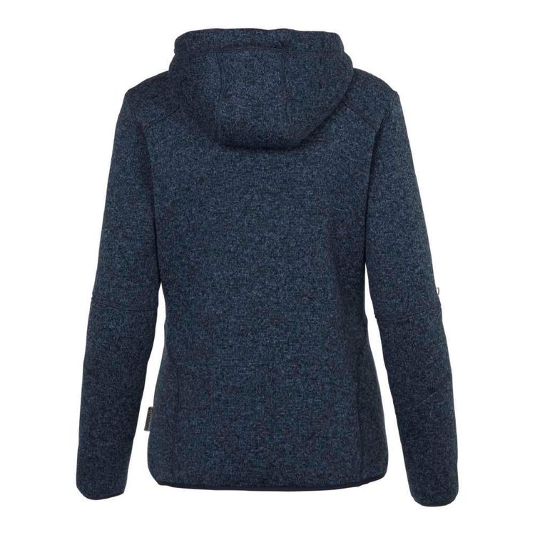 Gondwana Women's Domino Sherpa Lined Fleece Jacket Navy Marle