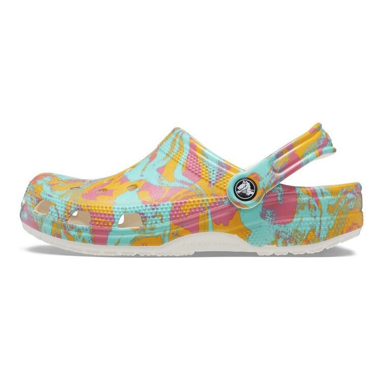 Crocs Unisex Classic Island Clogs Hyper Pink / Multi