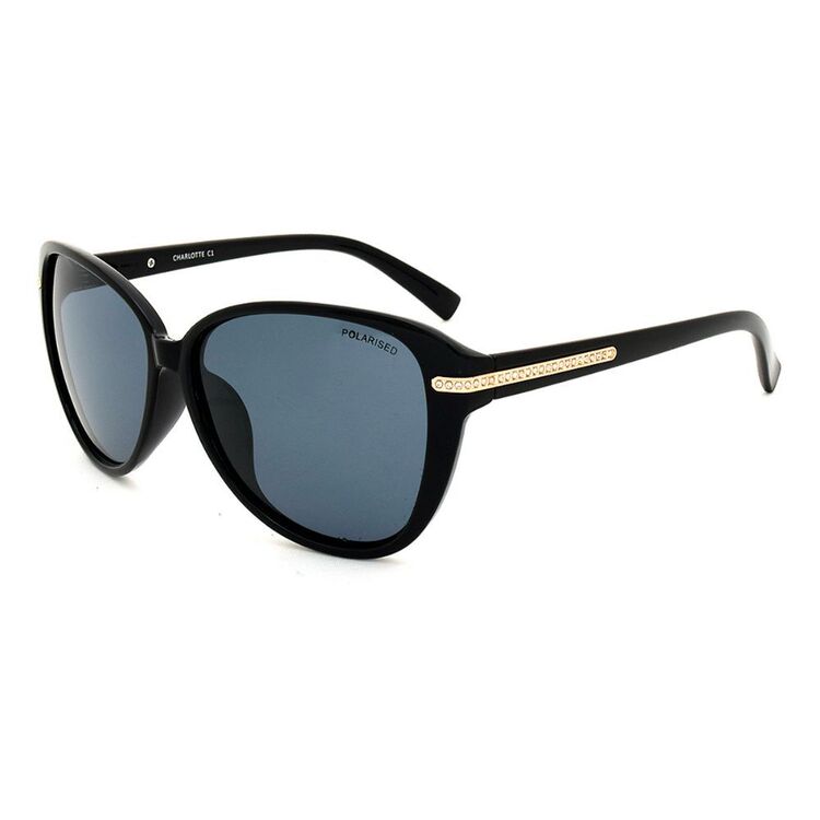 Stiletto Charlotte Polarised Lenses Black & Smoke One Size Fits Most