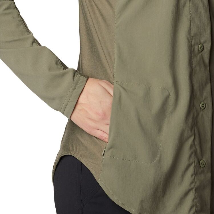 Columbia Women's Claudia Ridge Long Sleeve Shirt 397 - Stone Green