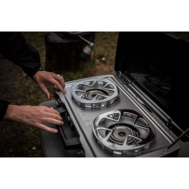 Coleman HyperFlame FyreCadet 2 Burner Stove Black