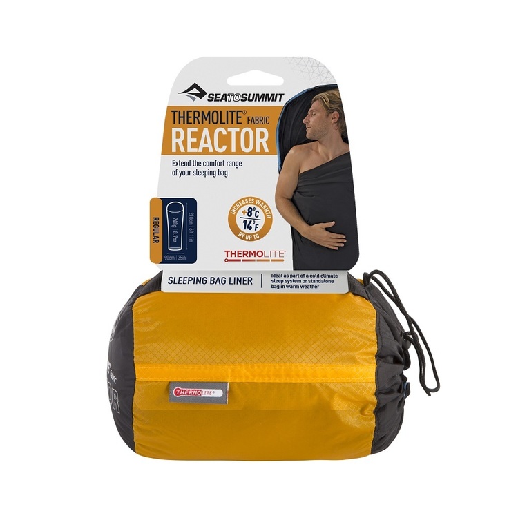 Sea To Summit Reactor Liner Mummy Black Black