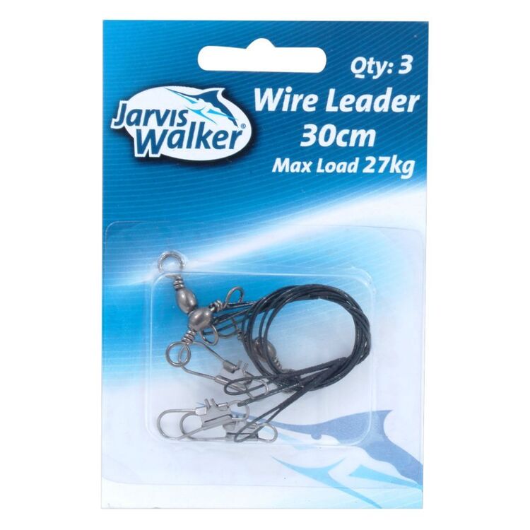Jarvis Walker 60 cm Leader Black Wire Black 13 kg