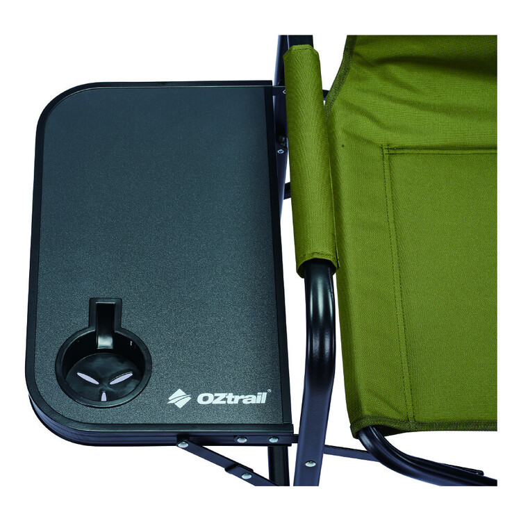 Oztrail Directors Classic With Side Table Green