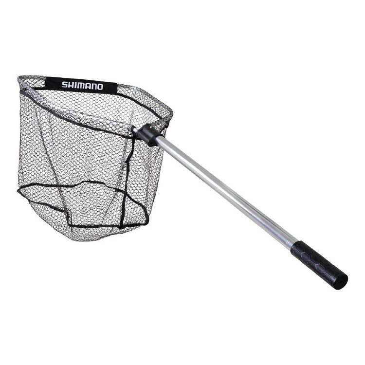 Shimano Wide Mesh XL 1000 Landing Net Black Net & Aluminium Frame