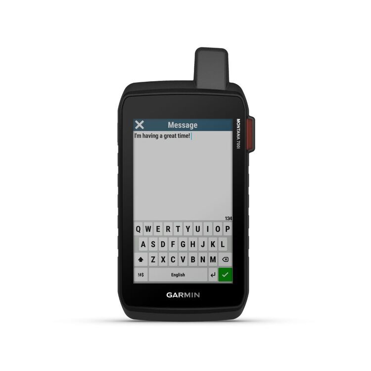 Garmin Montana 700 Rugged Handheld Touchscreen GPS Navigator with inReach Black