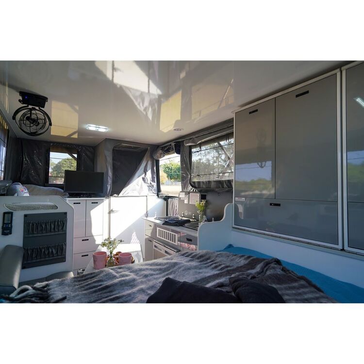 Austrack Talawana X16BLS Series 3 Hybrid Camper Grey